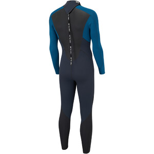 Traje De Neopreno Animal Lava 3/2mm Gbs Back Zip Azul Marino Aw8sn101